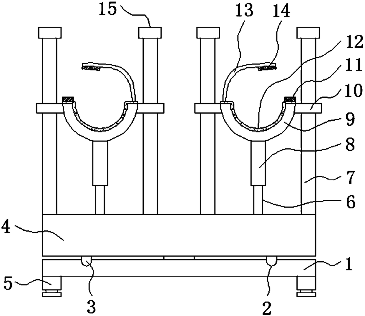 Adjustable lower limb raising device