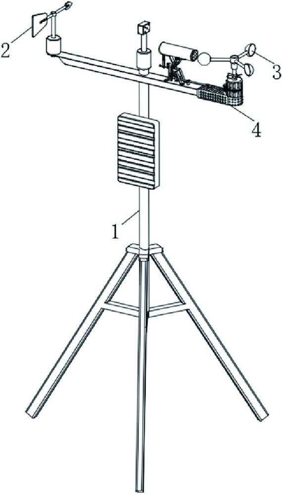 Computer-assisted meteorological monitoring robot