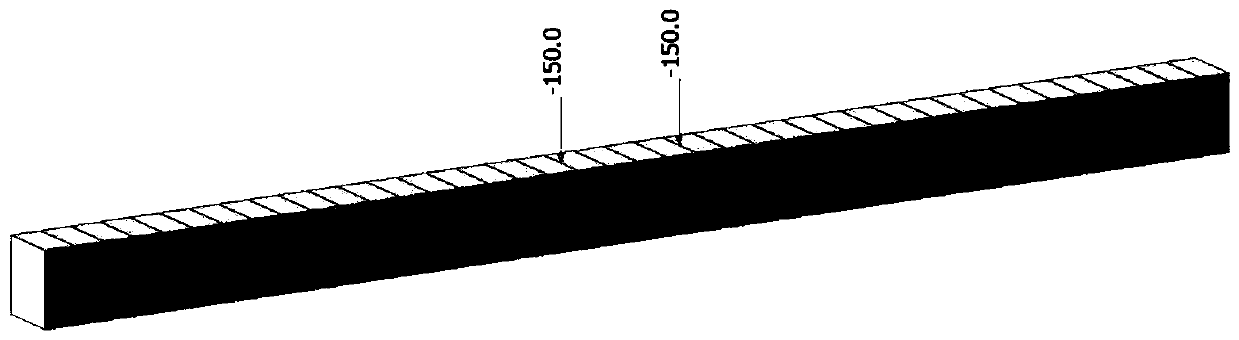 Beam structure initial state recognition method based on displacement and corner