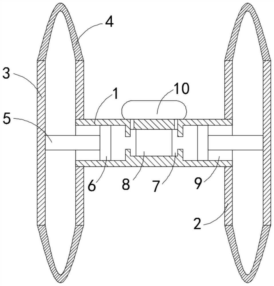 An easy-to-operate municipal underground pipeline partition construction device