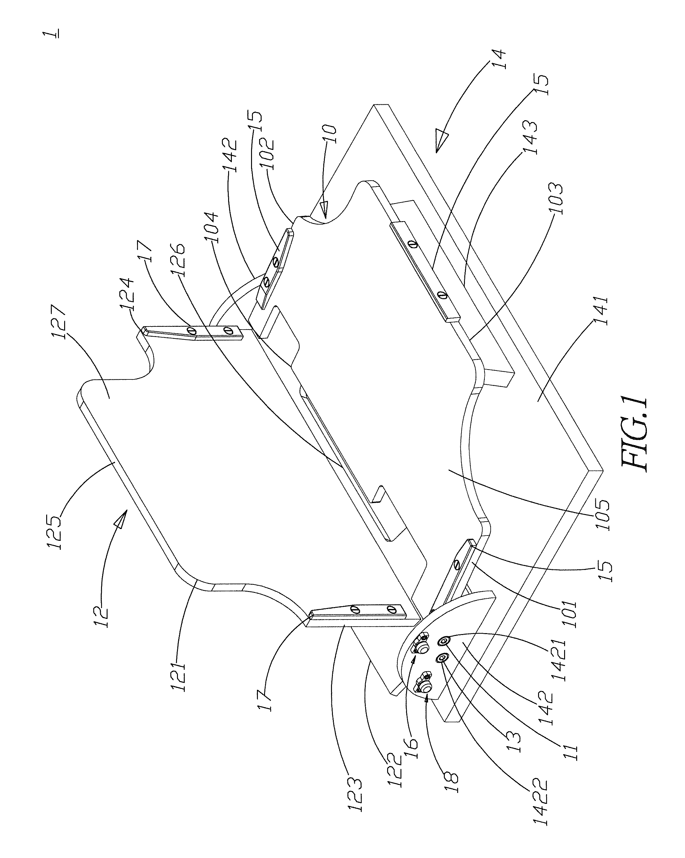 Ancillary fixture for assembling touch display and method for using the same