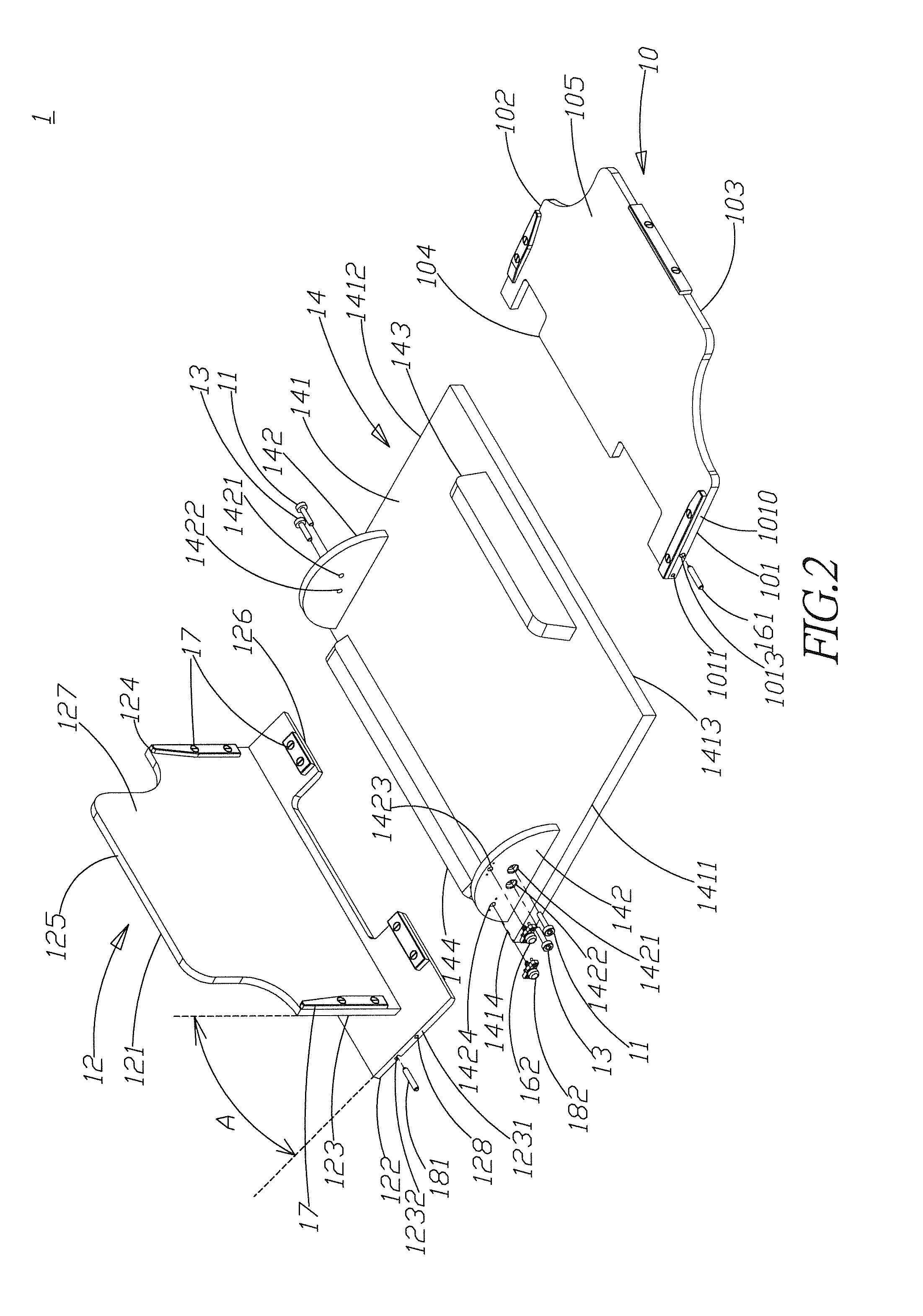 Ancillary fixture for assembling touch display and method for using the same