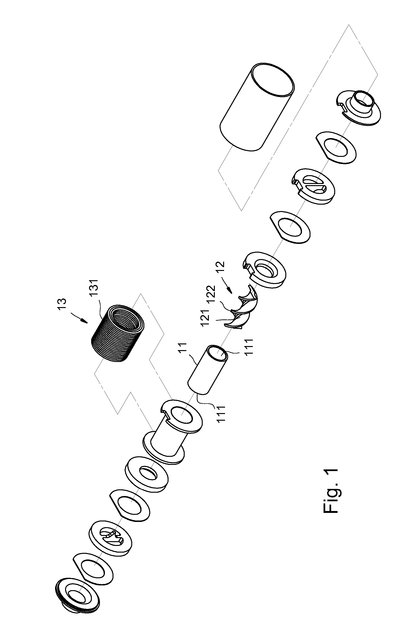 Motor device utilizing magnetic force to drive a rotor