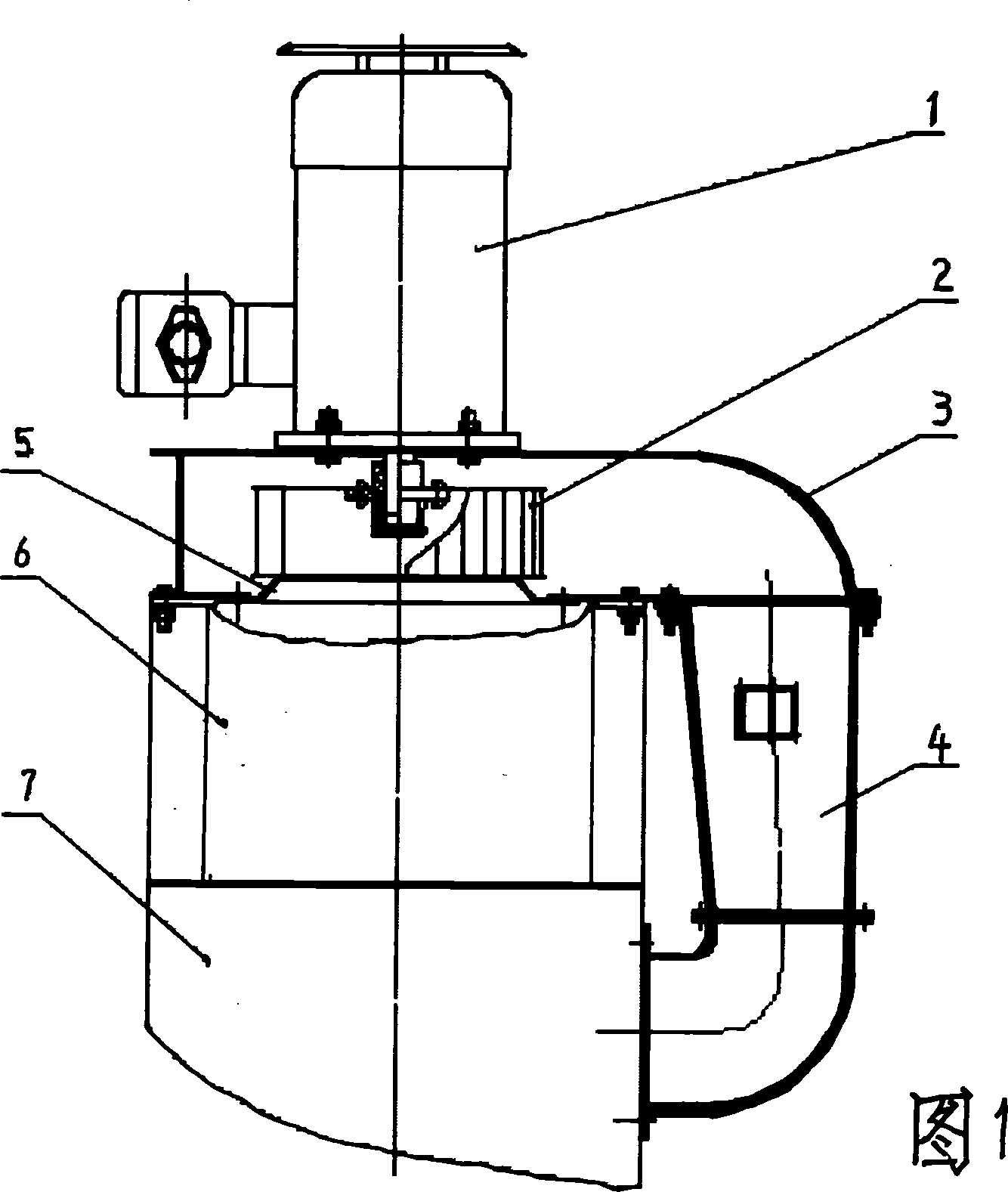 Oil field drill top-drive motor ventilator