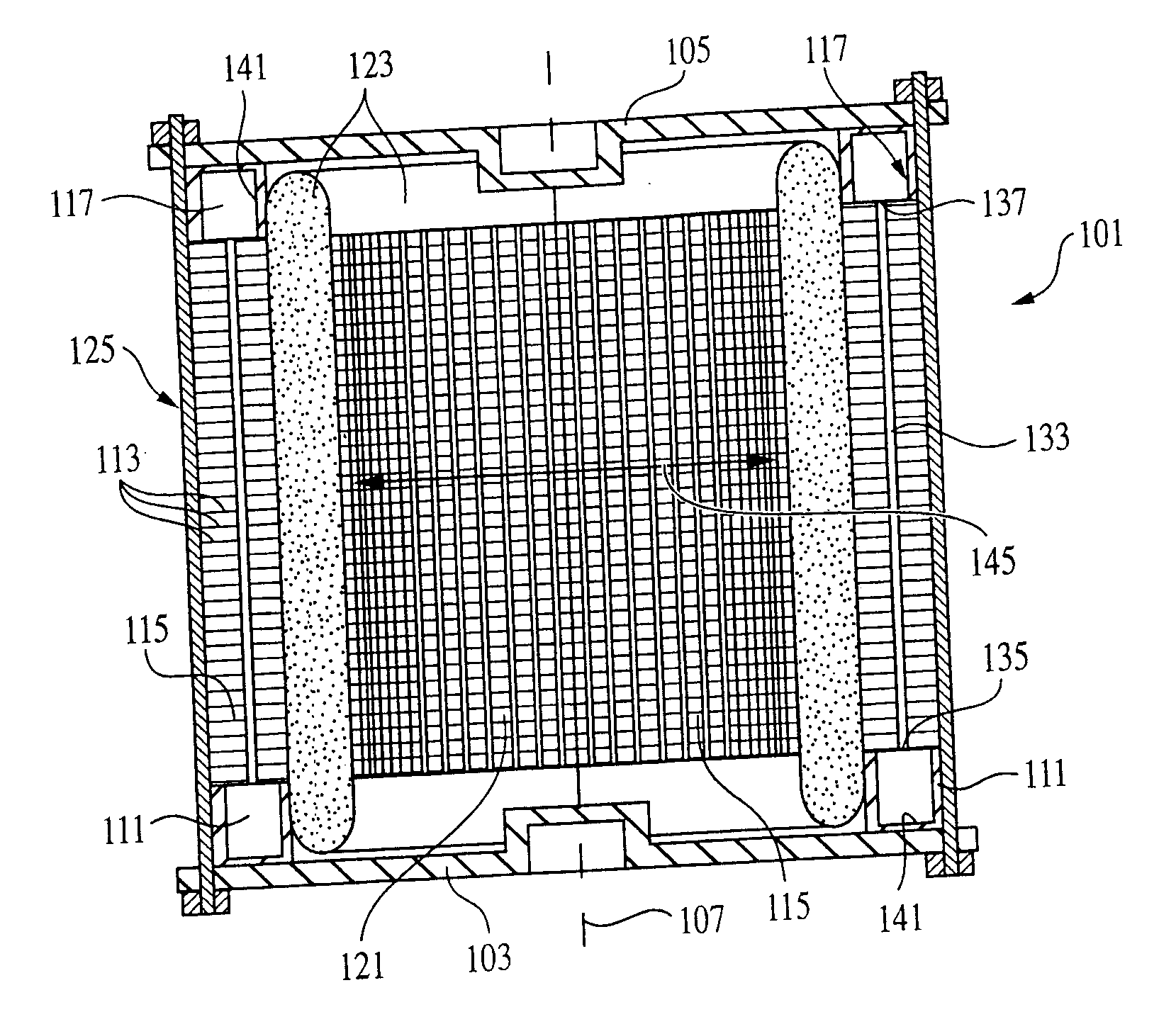 Lamination cooling system formation method