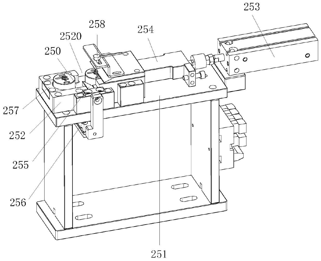 Terminal assembling welding device