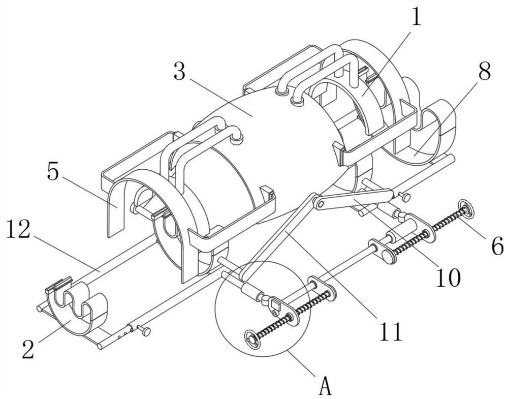 A kind of knee joint ligament rupture rehabilitation training device for preventing flexion and extension injury