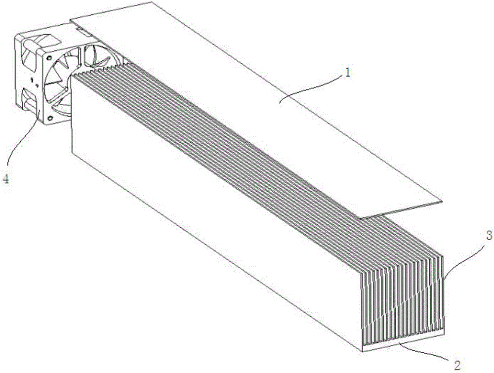 Novel cooling fin runner structure