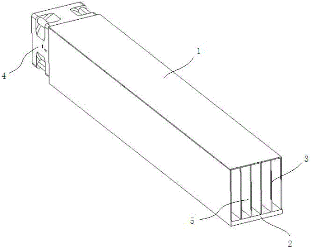 Novel cooling fin runner structure