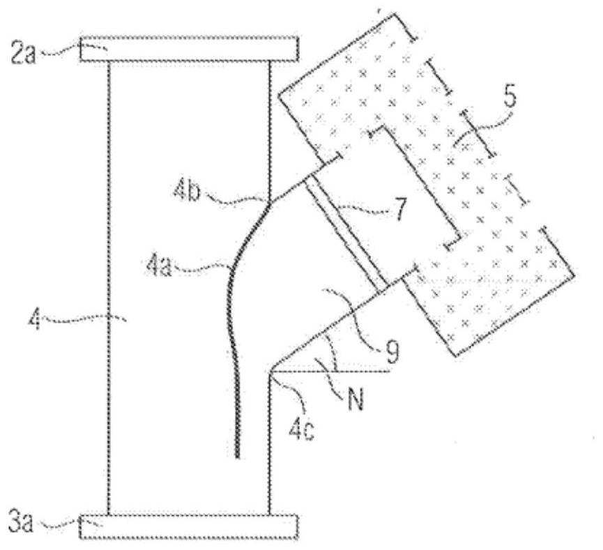 Device for continuously discharging gas through natural or artificial opening in patient body