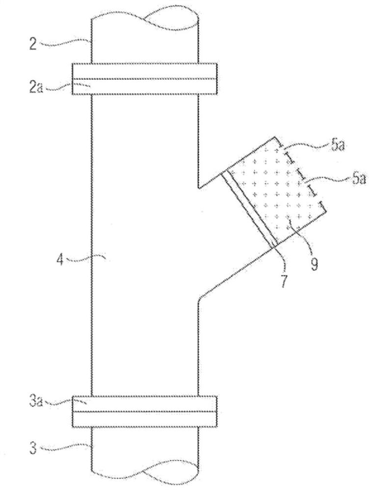 Device for continuously discharging gas through natural or artificial opening in patient body