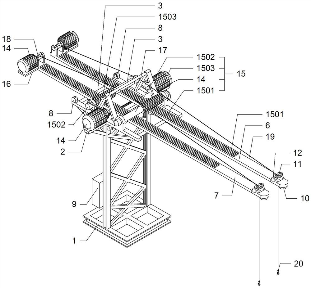 Engineering material lifting device