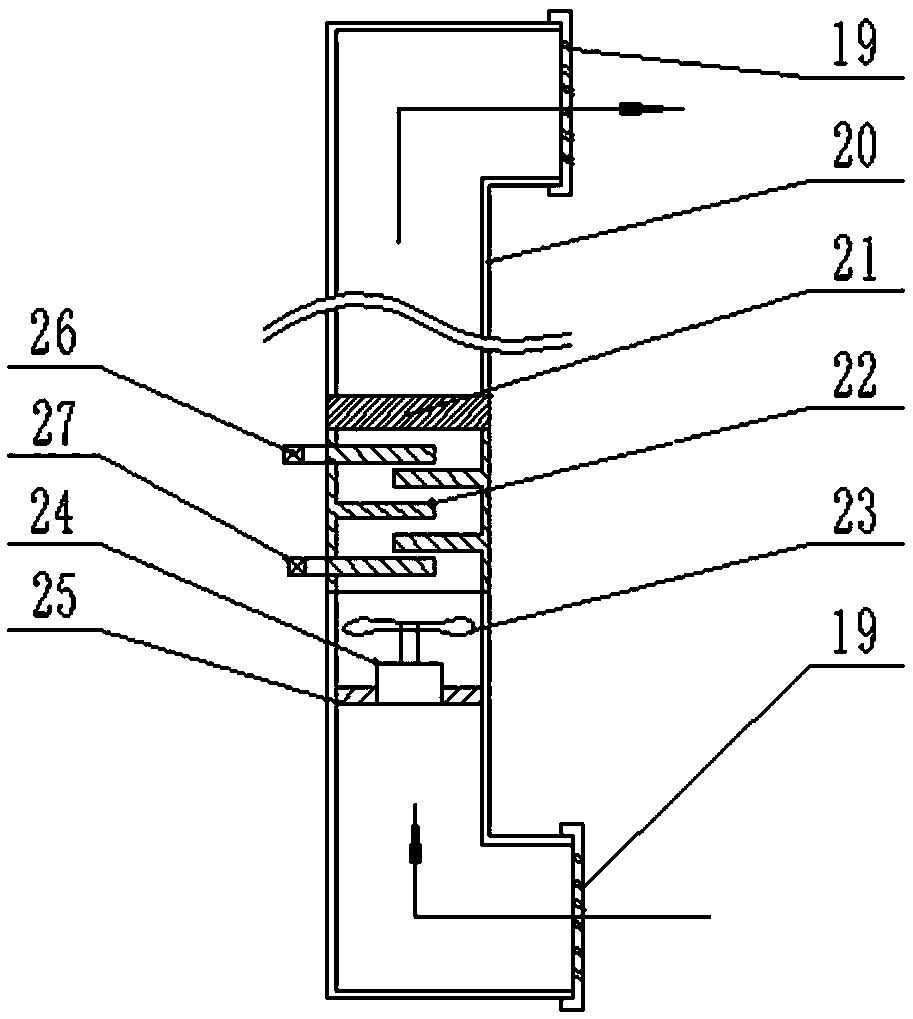 A public place temperature control system