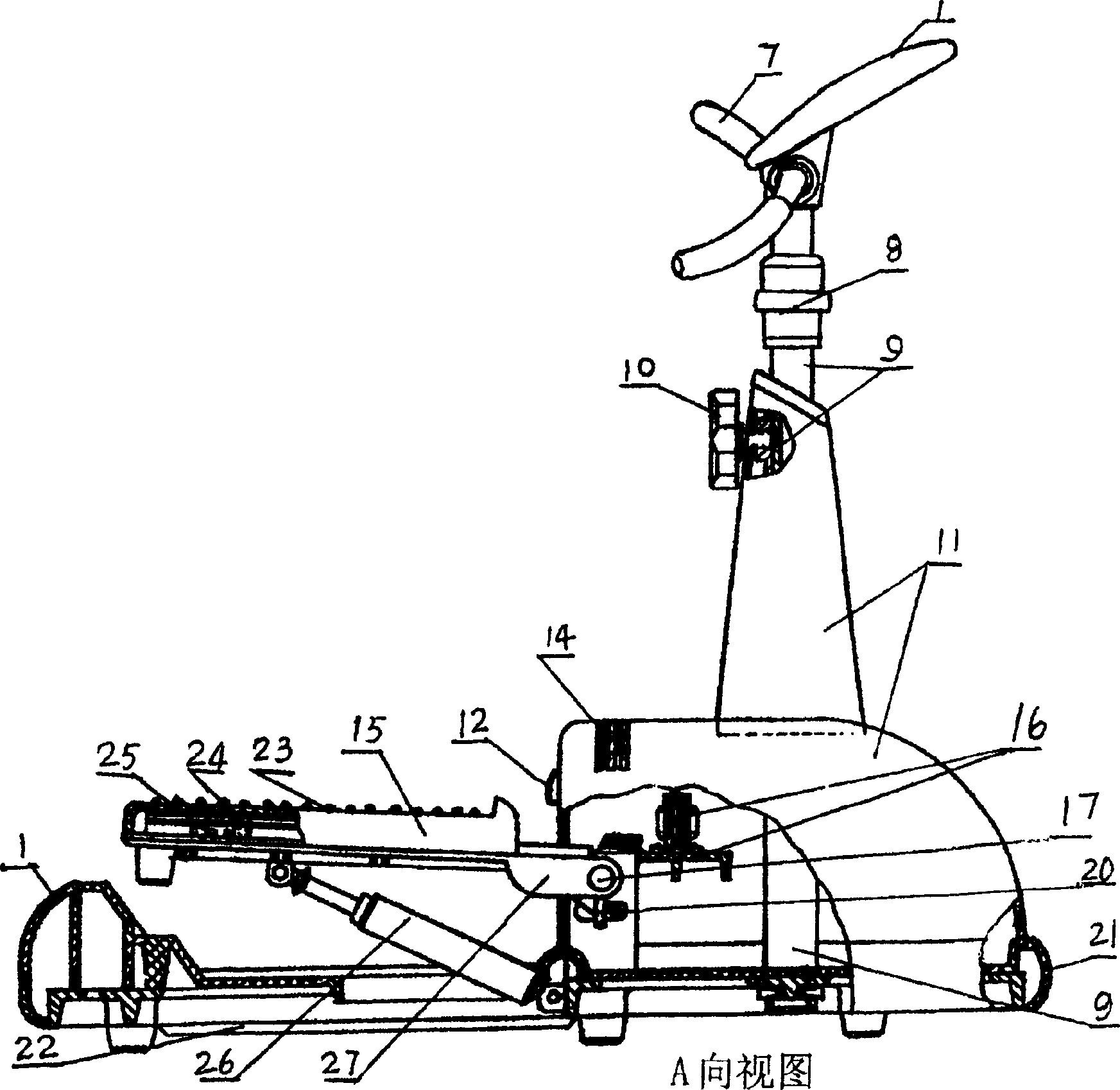 High-efficient aerobic movement therapeutic apparatus