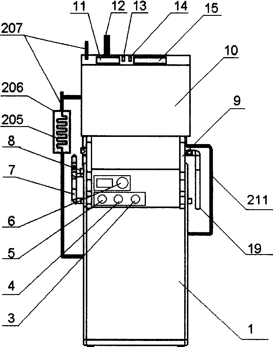 Efficient energy-saving water-saving multifunctional washing machine