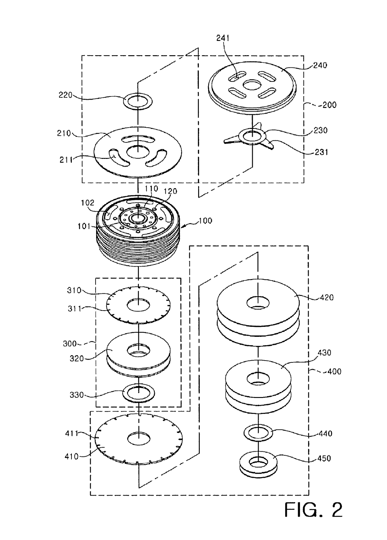 Valve structure of shock absorber