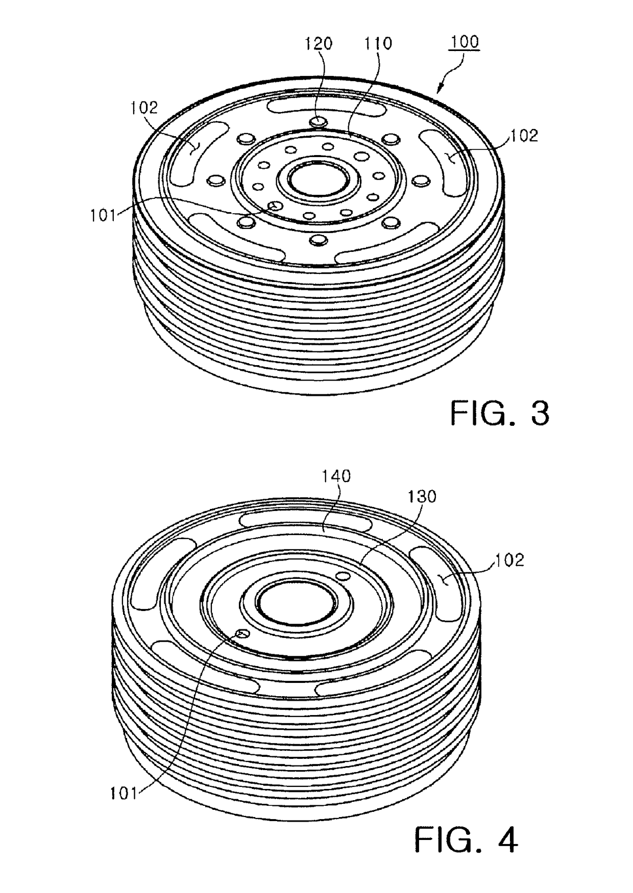 Valve structure of shock absorber