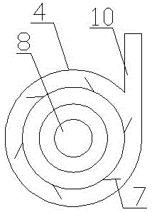 Hot air distribution device of spray-drying tower