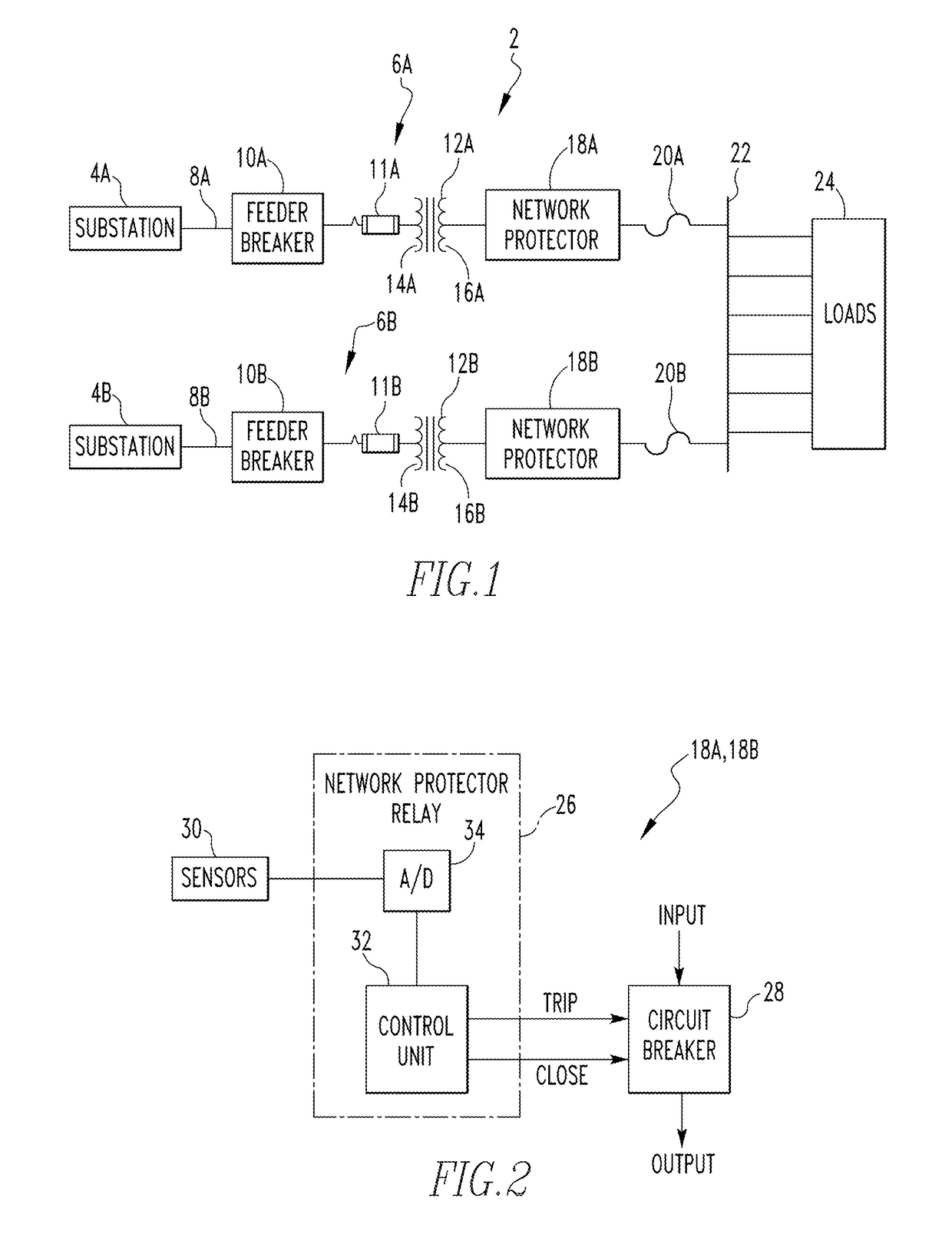 Network protector control for spot network fed from feeder sources having voltage differences