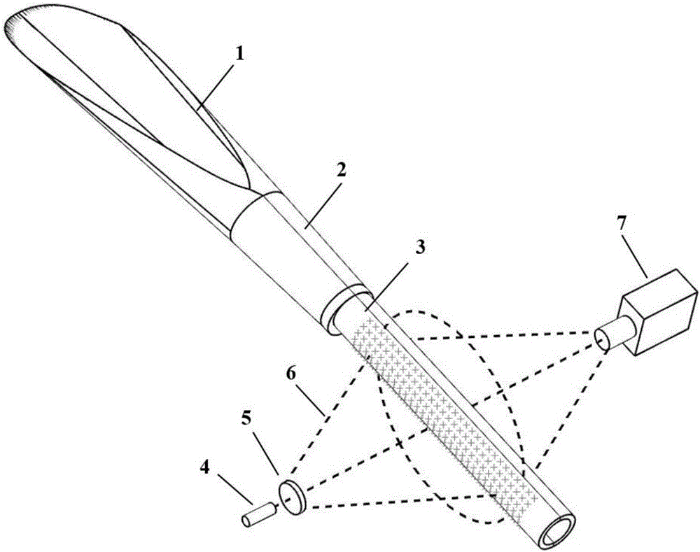 Wall surface wire display method of high-supersonic-speed inward turning air intake duct and isolated segment flow field