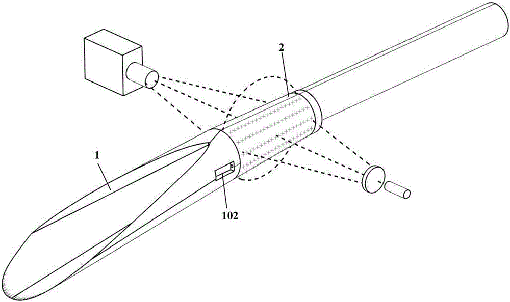 Wall surface wire display method of high-supersonic-speed inward turning air intake duct and isolated segment flow field