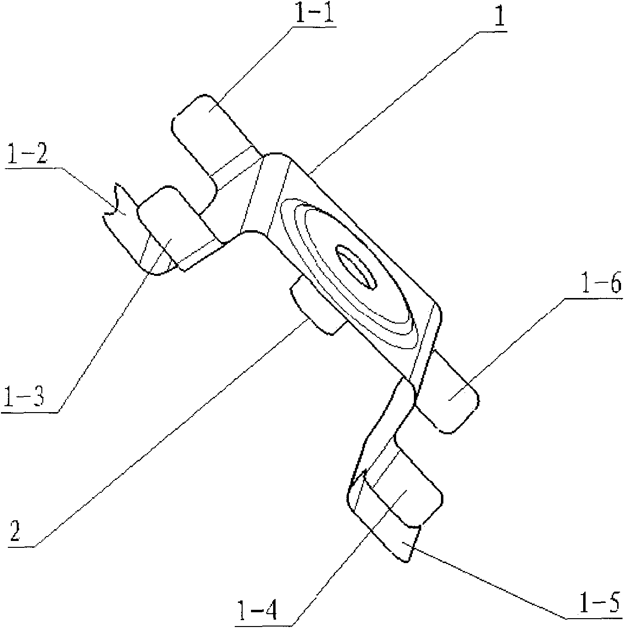 Front safety belt upper pivot mounting bracket