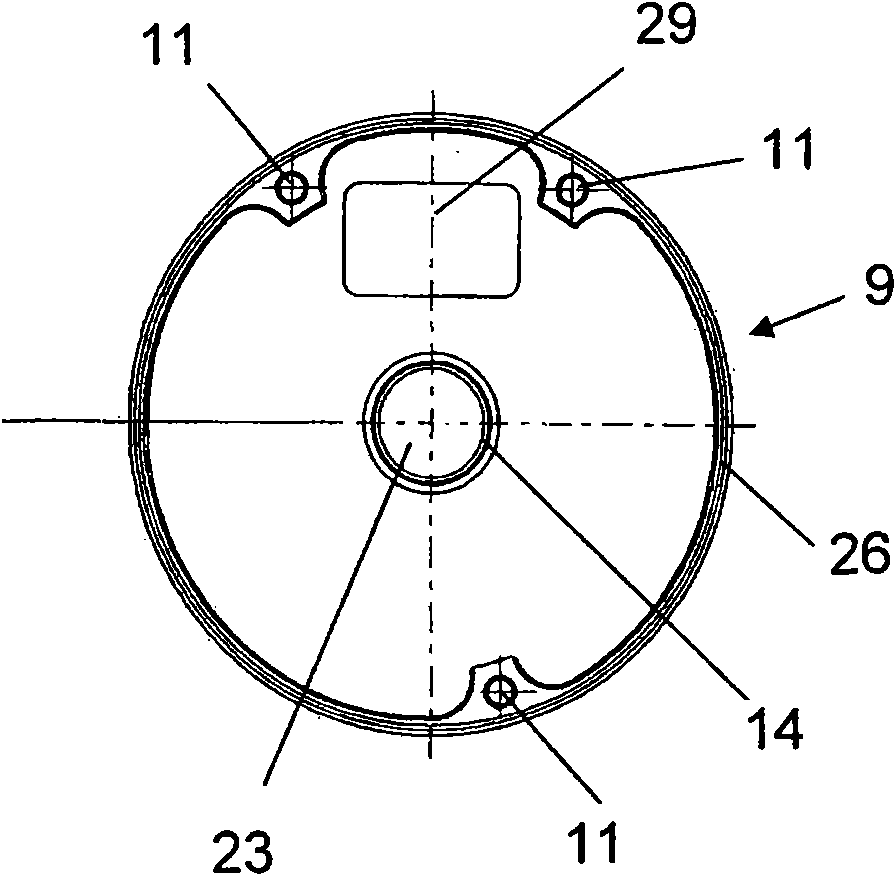 Capacitive rotation sensor