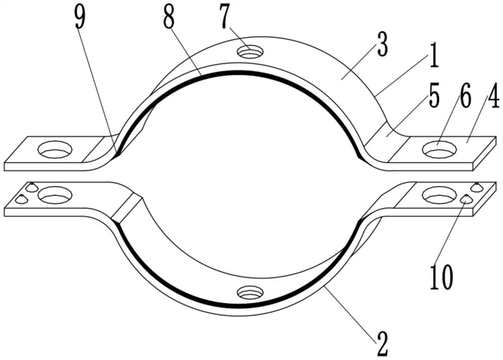 Corrosion-resistant electric iron accessory and production process