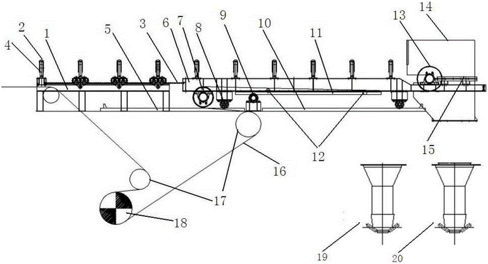 Multistation belt conveyor head retractor device