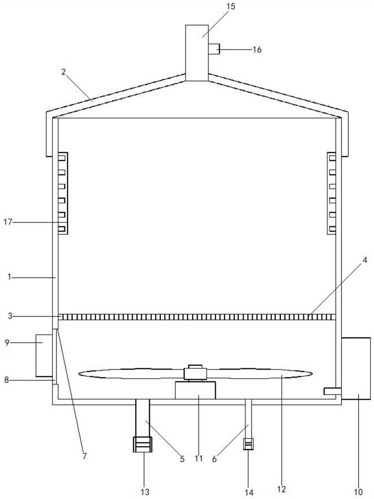 Clinical instrument cleaning device for digestive system department