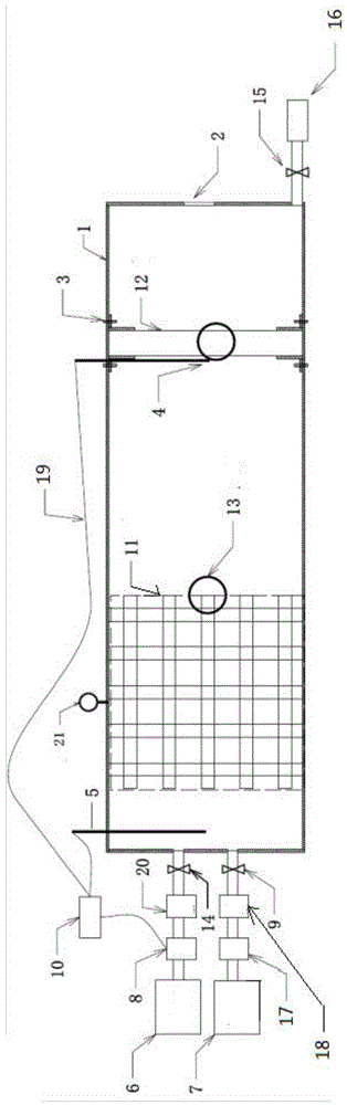 Experiment apparatus for measuring influence of gas explosion to structure