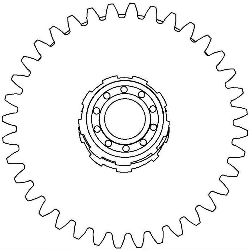 Power Transmission Device for Reducing Bicycle Sliding Resistance