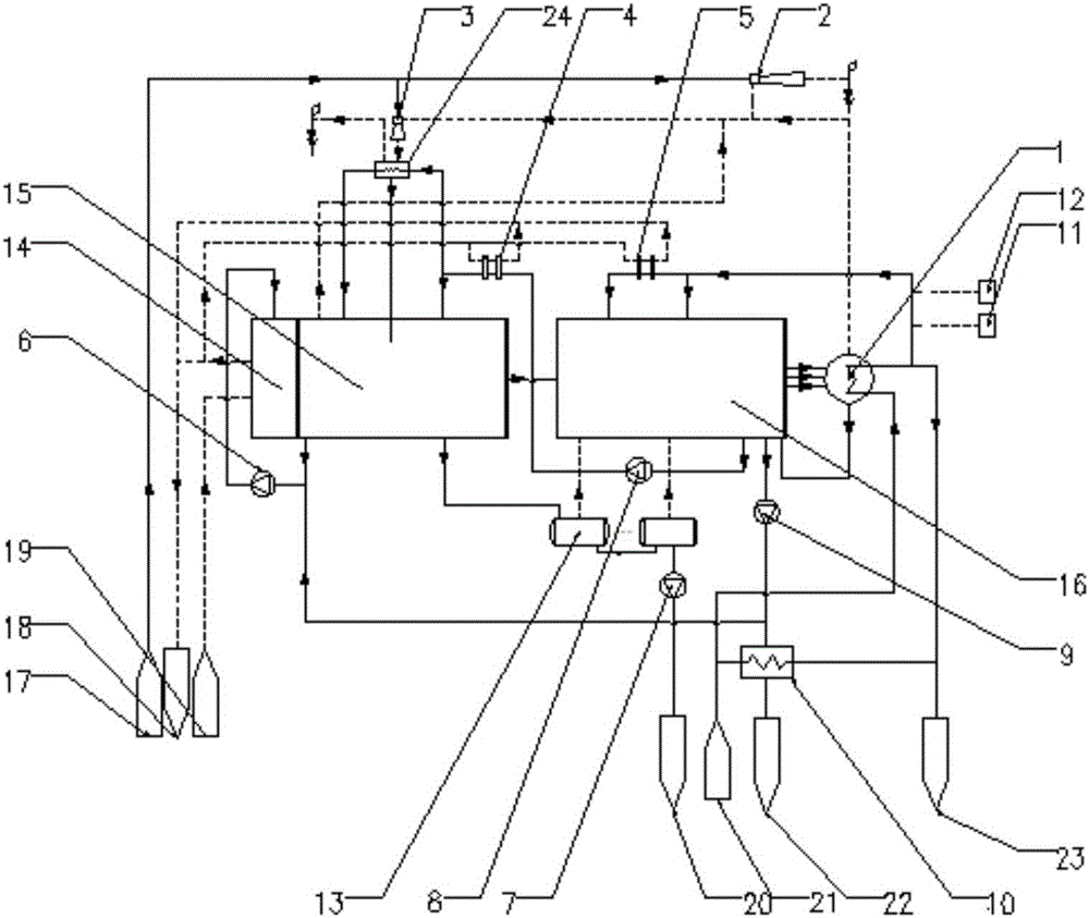 Low-temperature multiefffect distilled seawater desalination system