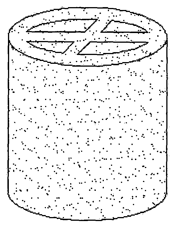 Aquarium filtering material with high porosity and preparation method thereof