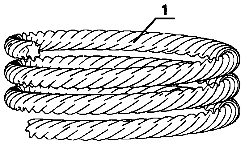 Multi-thread coil reactor for strong exothermic reaction