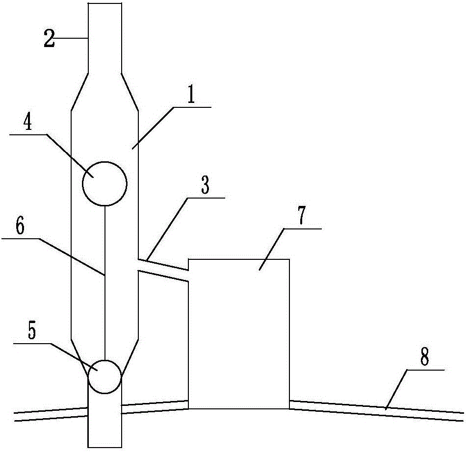 Unpowered roof rainwater collection and greening irrigation device