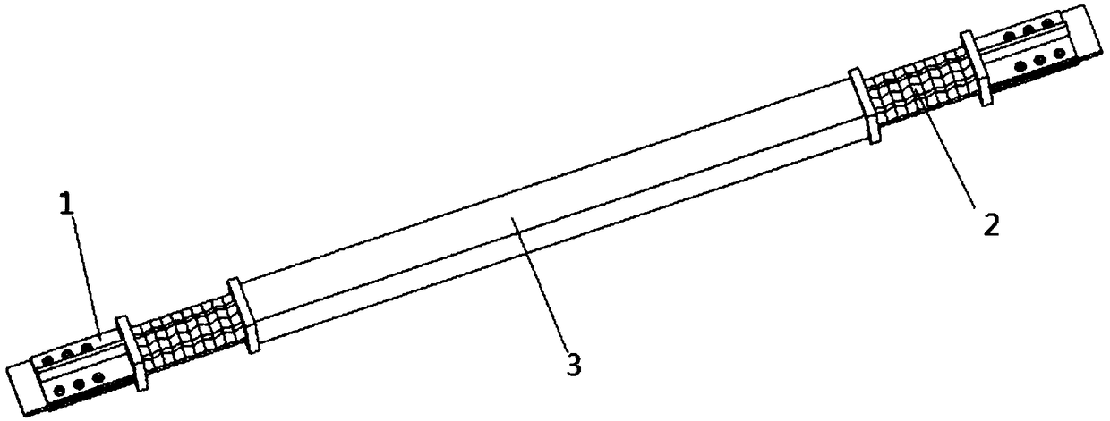 An energy-dissipative buckling-inducing brace with variable-angle four-fold-type inducing units at the end