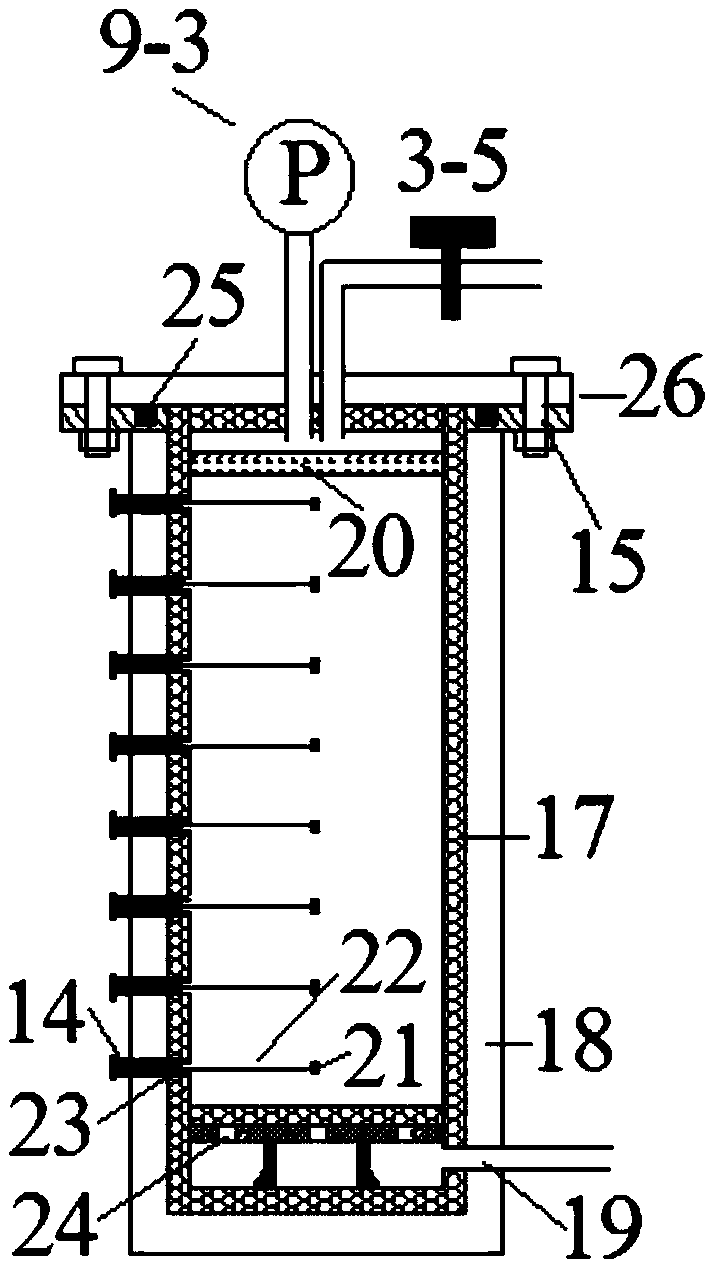 An experimental simulation device and method for coupling disasters caused by gas drainage and coal spontaneous combustion