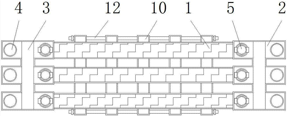 Assembly-type frame body for home decoration