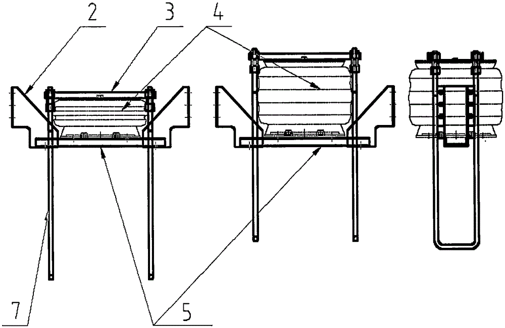 Independent axle lifting device and method