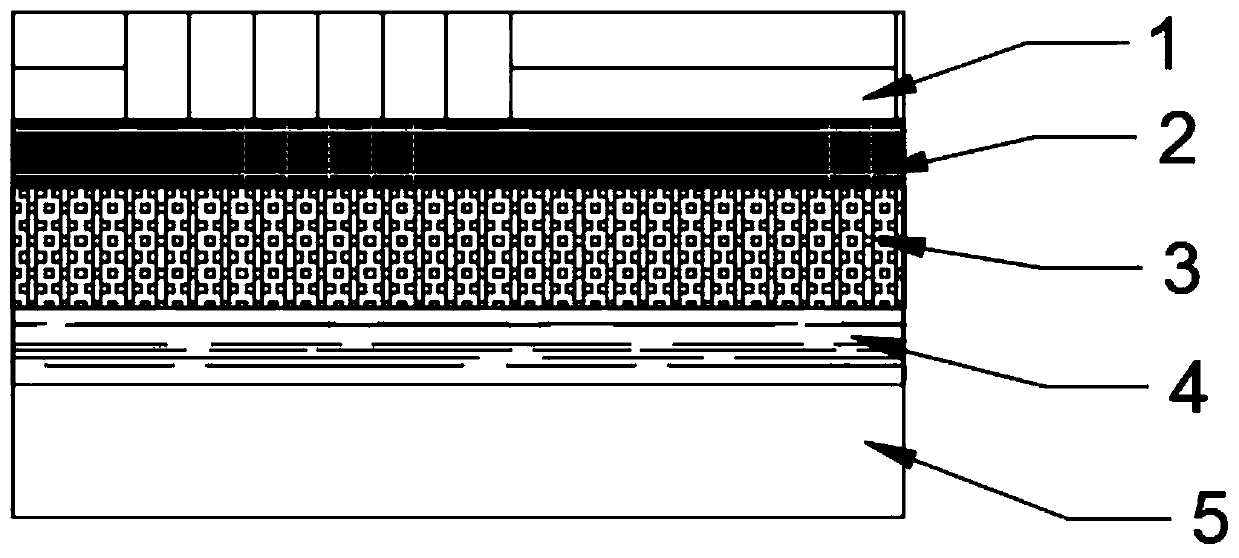 Wood-plastic composite foaming material and preparation method thereof