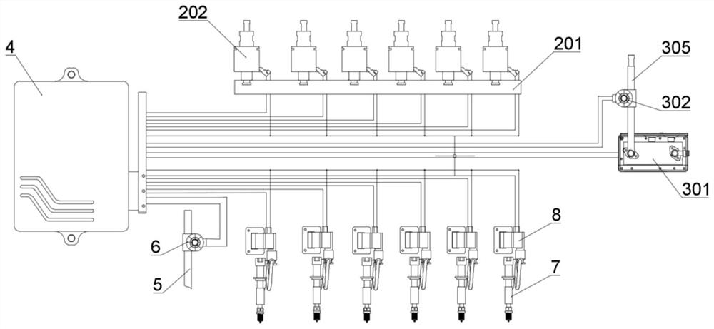 Fuel mixing system for preventing knocking of hydrogen internal combustion engine