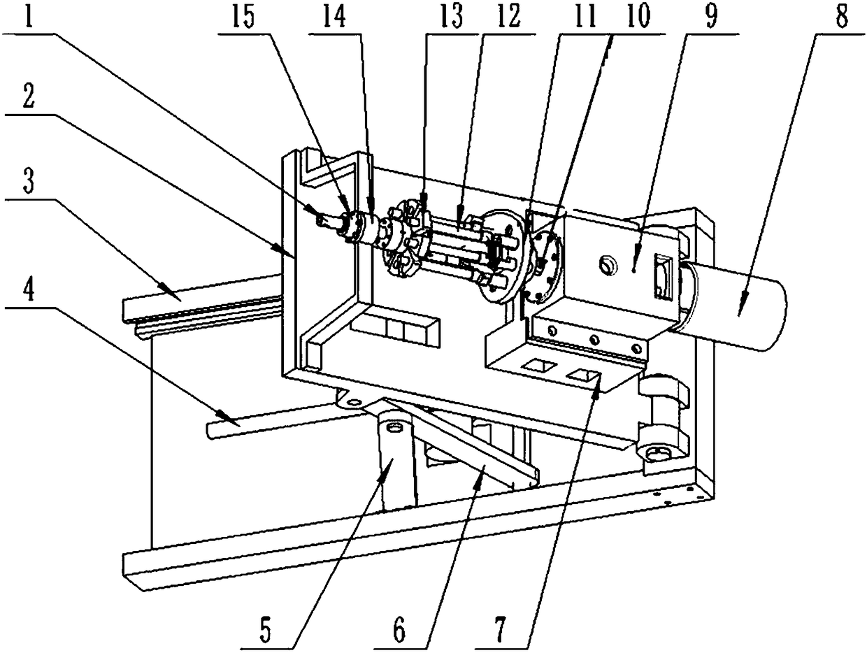 Rotary table for testing projectile wing deployment under the condition of multi-angle high-speed rotation of projectile body