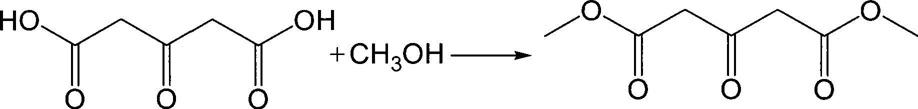 Preparation of dimethyl acetone-1,3-dicarboxylate