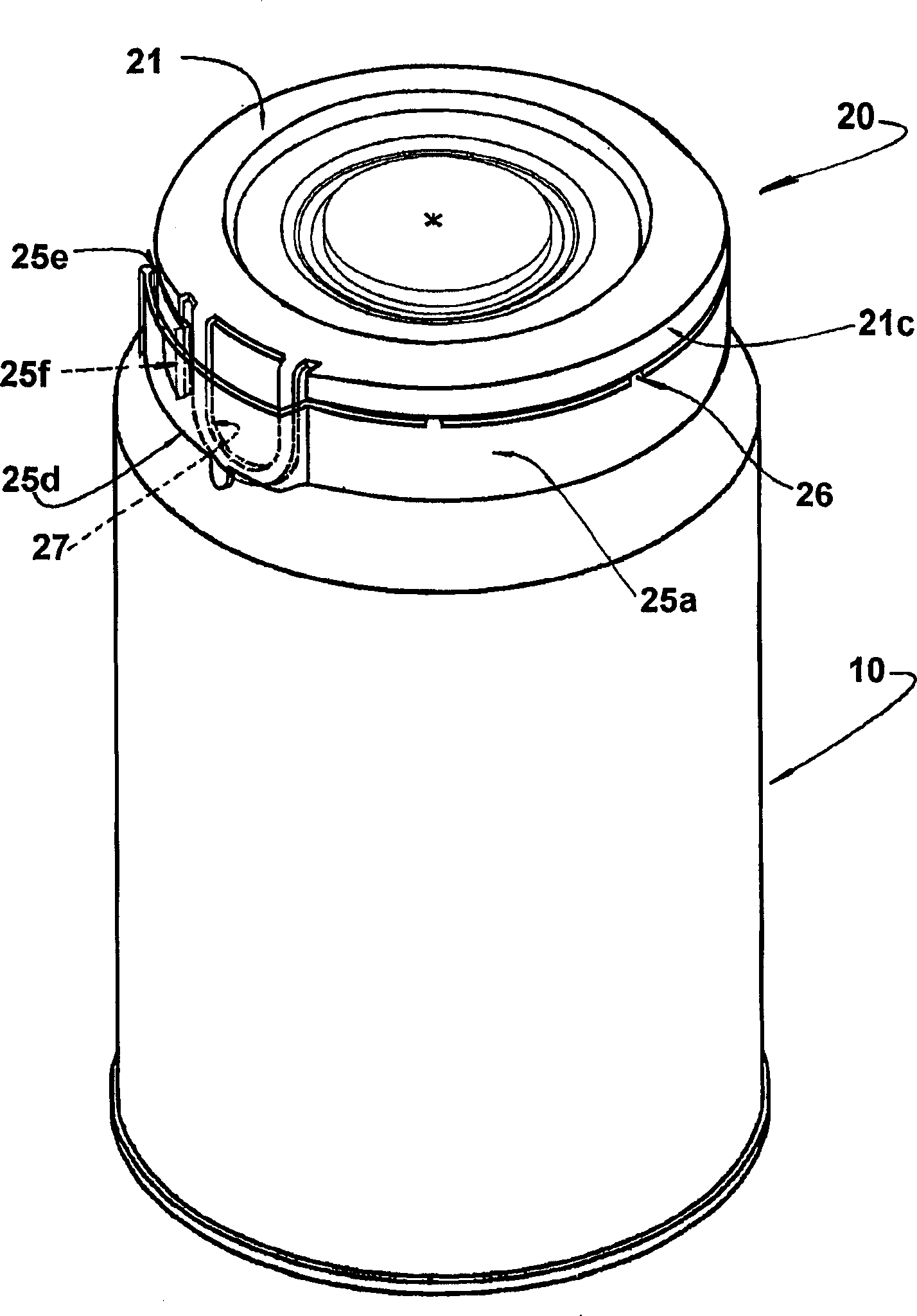 Closure arrangement for cans