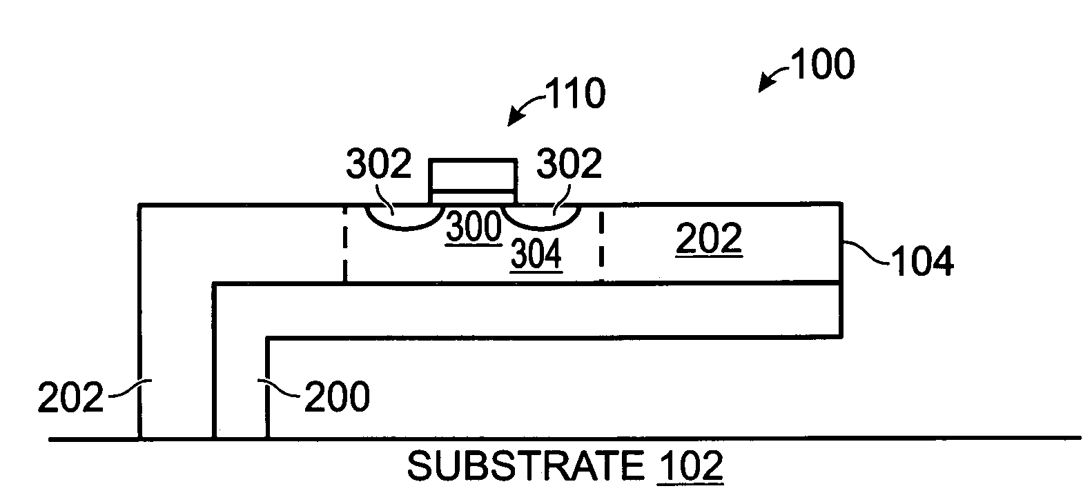 Piezo-TFT cantilever MEMS