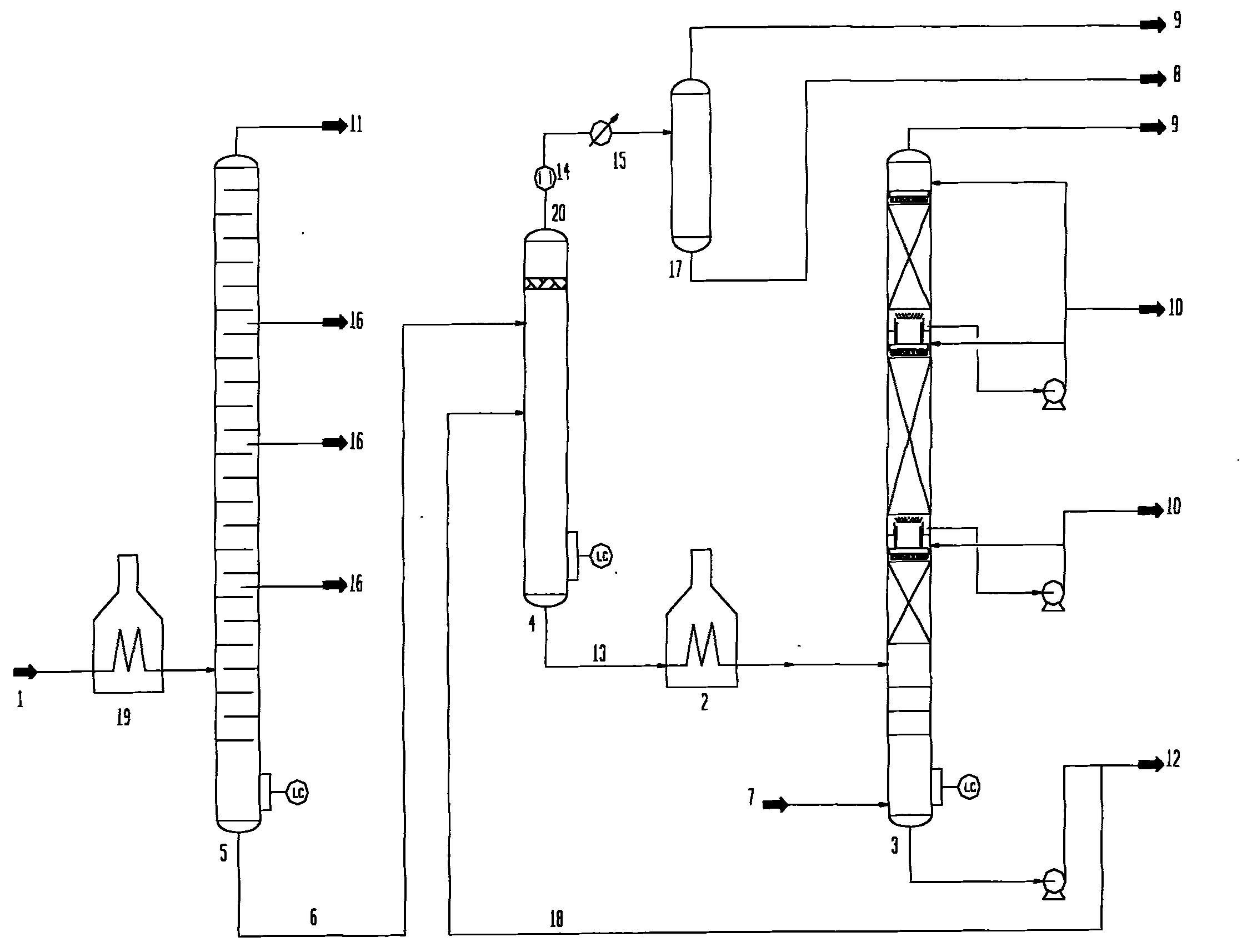 Crude oil processing method