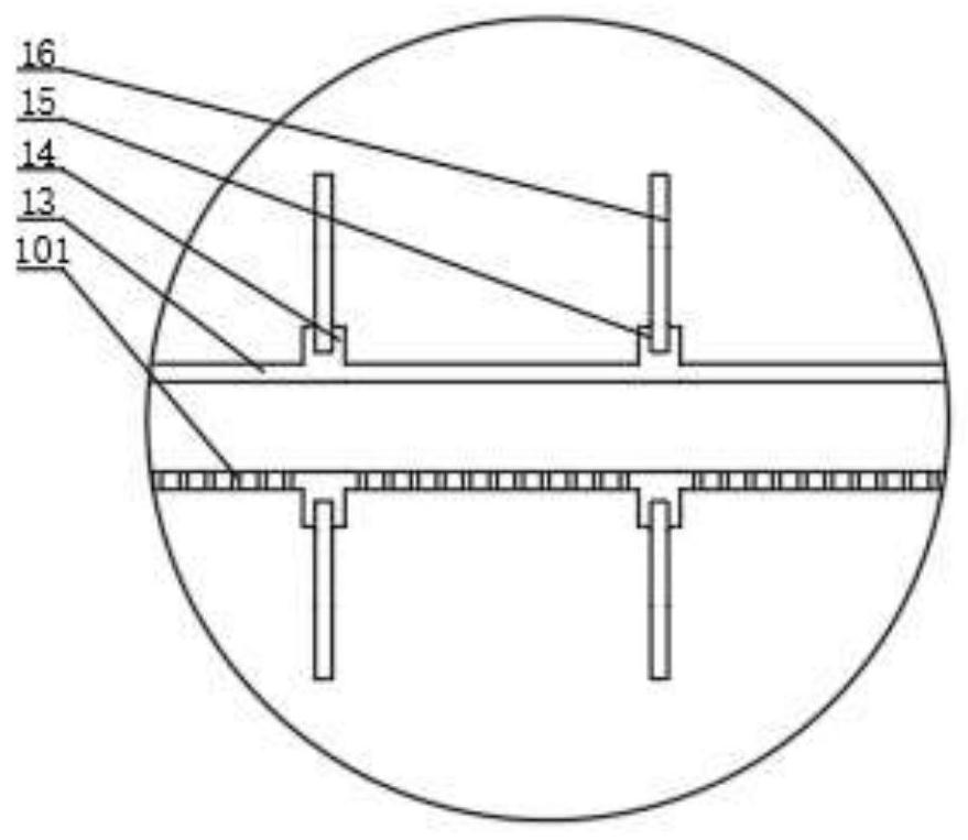 Concrete pavement maintenance device for road and bridge engineering