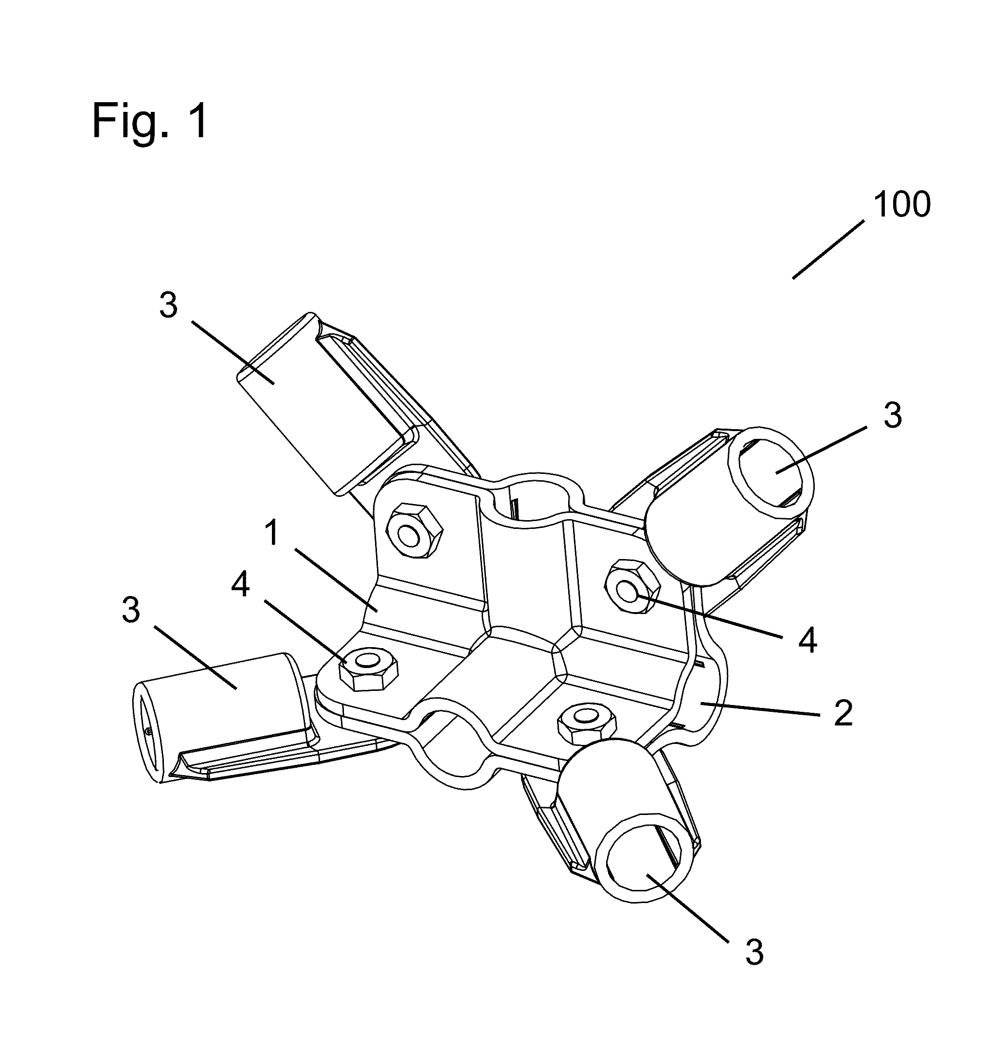 3-dimensional universal tube connector system