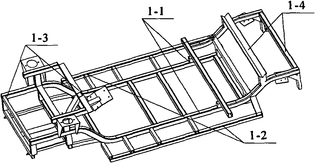 Triad structure light electric vehicle main body structure